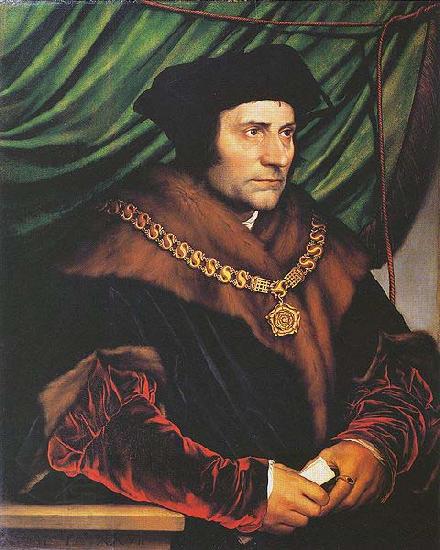 Hans holbein the younger Portrait of Sir Thomas More, oil painting picture